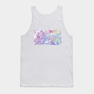 Seabed with mermaids Tank Top